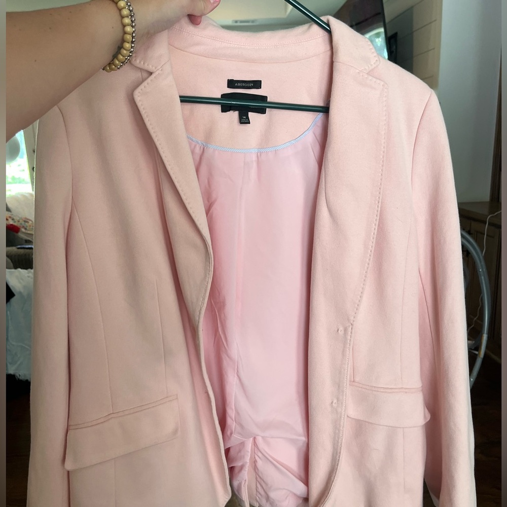 Pink blazer from Talbots